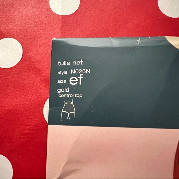 Vintage Hanes Fashion Report tulle net control top pantyhose - Picture 3 of 6